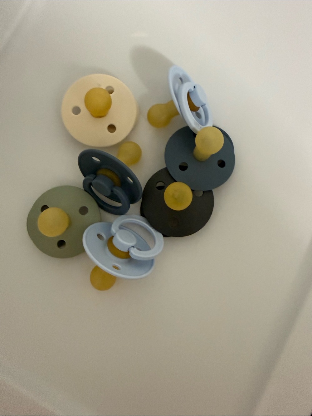 Neutral Silicone BIBS Baby Pacifiers - Assorted Colors BRAND NEW